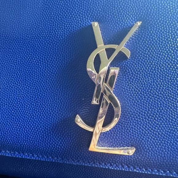 Blue Medium YSL Saint Laurent Kate Bag. In Excellent condition. - Picture 3 of 13